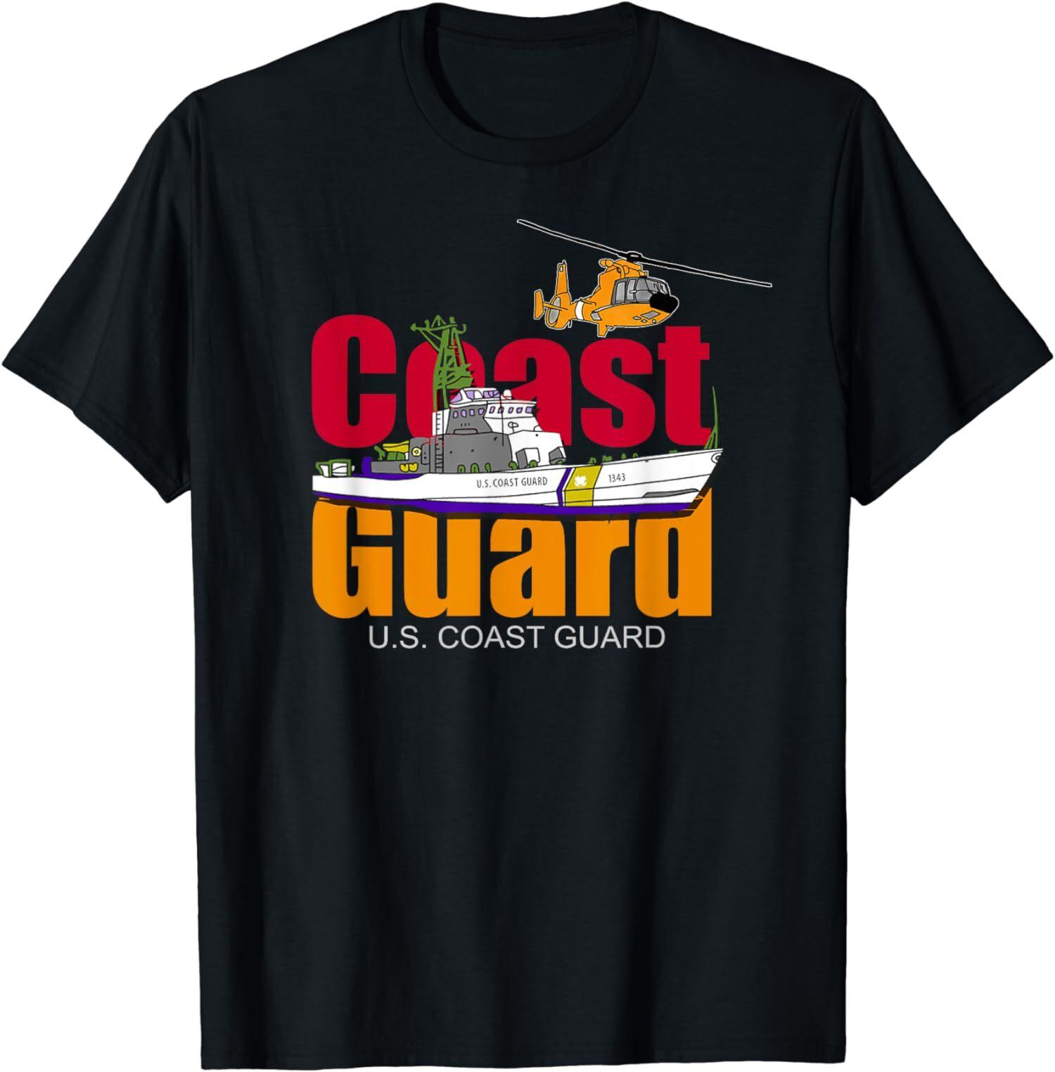 NEW LIMITED Coast Guard U.S Coast Guard Helicopter And Ship USCG Team T-Shirt XXXL