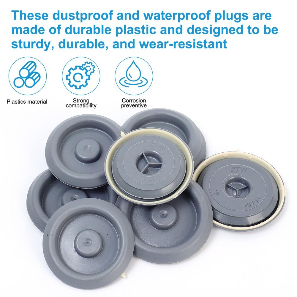 Floor Pan Blanking Plug Plastic Chassis Hole Cover Waterproof Dustproof Car Trunk Stopper Underbody Sealing Grommet Retainer Kit