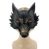 PU 3D Wolf Mask Halloween Animal Face Cover Mardi Gras Carnival Party Costume