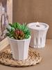 DIY Flower Pot Concrete Silicone Mold Gypsum Cement Round Candle Cup Holder Mould Storage Jar Gypsum Molds Resin Crafts Casting