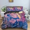 3D Printed Duvet Cover Marble Texture Bedding Set Colorful Pattern Quilt Cover Twin King Comforter Covers With Pillowcase