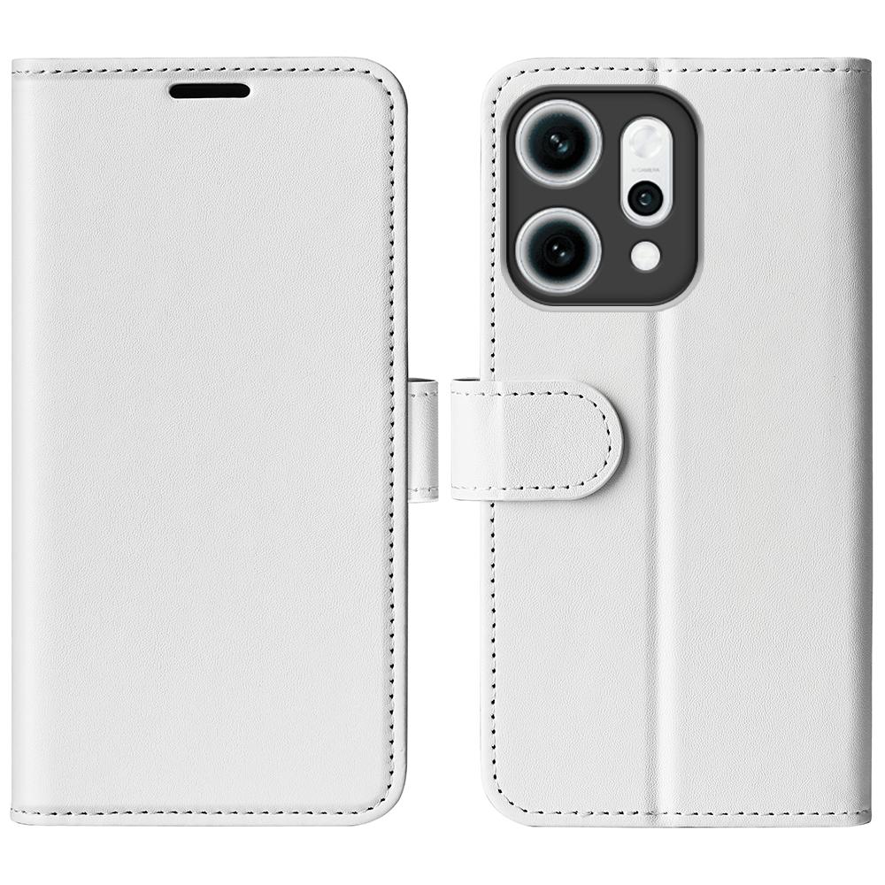 For Oppo Reno14 5G (Global) Case Crazy Horse Texture Stand Leather Phone Cover