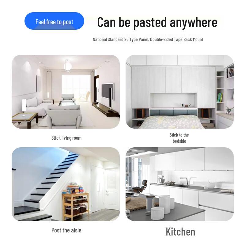 Wireless Remote Control Light Switch Panel