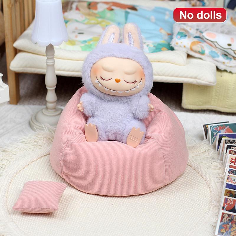 

Мини Диван для Куклы Подушка Подушка Подходит для Куклы 17см Аниме Милые Декоративные Аксессуары