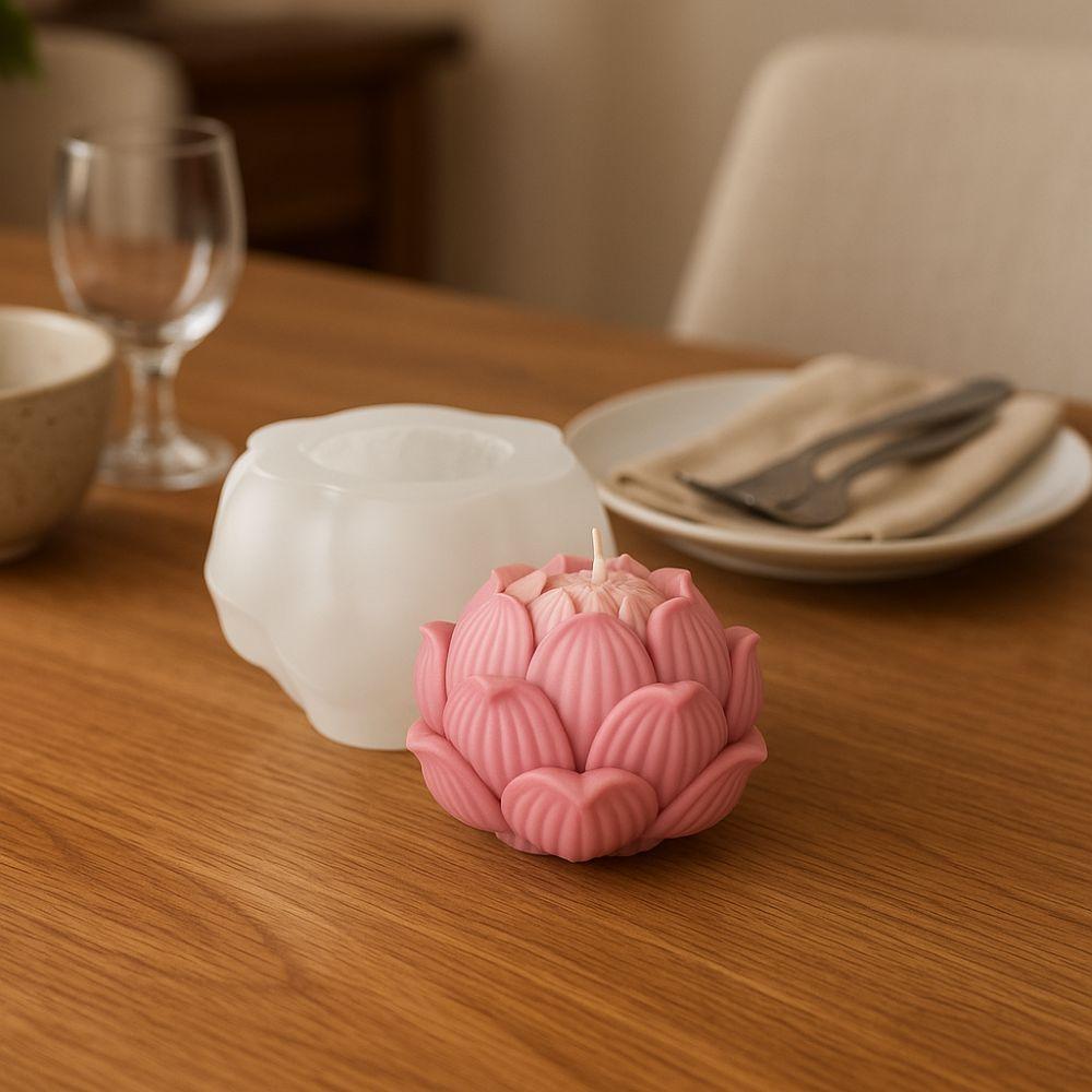 3D Silicone Candle Mold Funny Floral Mold Durable Epoxy Resin Mold  Soap Making