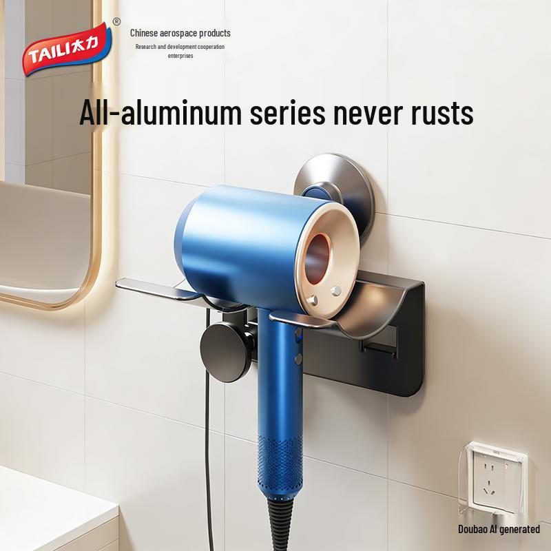 Suction Cup Hair Dryer Holder