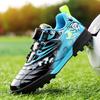 28-39 Children's High-quality Rotating Buttons Football Football Children's Patent Leather Art Format Lawn Training Football Boots