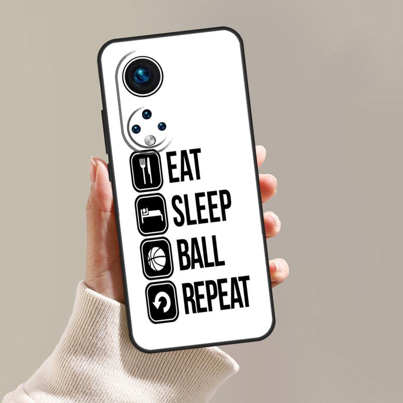 Basketball Heart Beat Case Cover For Honor X8a X9a X7a X6a X7 X8 X9 50 70 90 Lite Honor 8X 9X Magic 5 Lite Pro