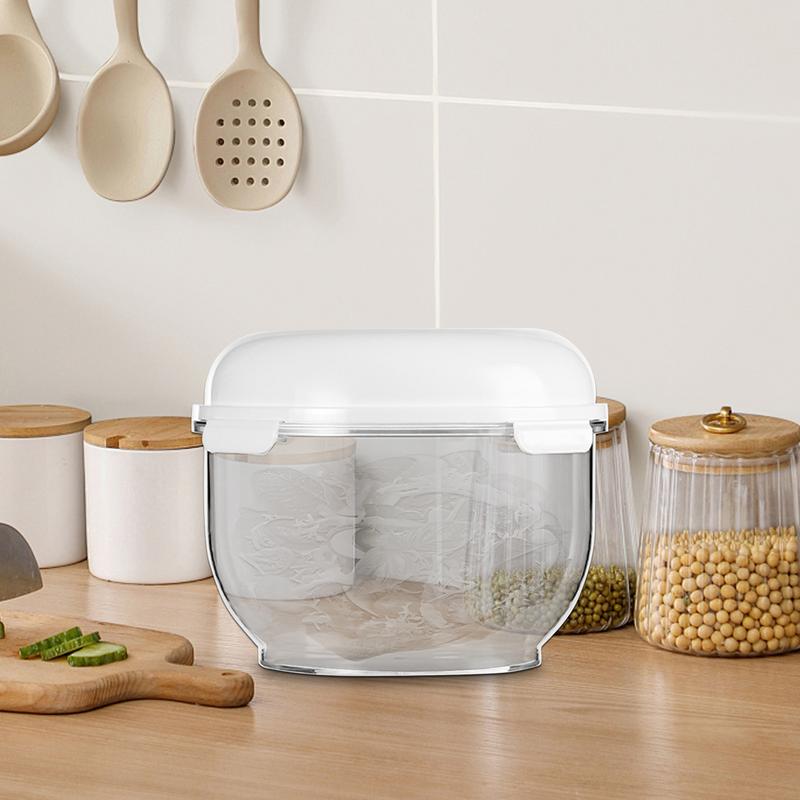 Dough Container Bread Proofing Container Pizza Storage Dough Rising Container Proofing Box Non-Stick Dough Box Baking Supplies