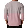 Men's  Sports  Leisure  Waverg  Three  Pieces  Buckle  Seven  Points   Sleeve  T-Shirt