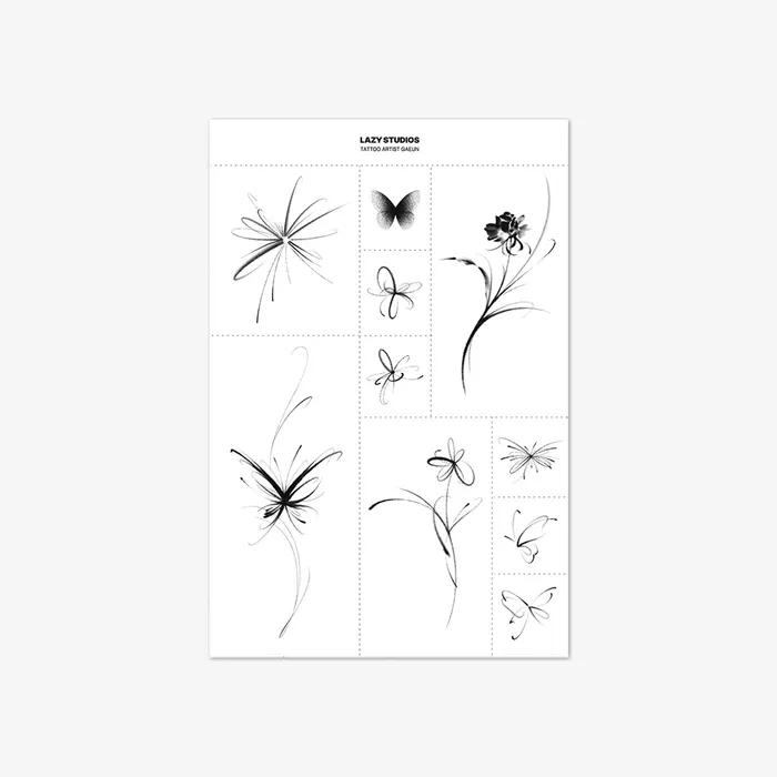 

Тату-мастер Га-ын 01 Временная наклейка-тату