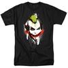DC Comics - Batman - Joker Big Face -  Unisex Short Sleeve Children's T-shirt - Black