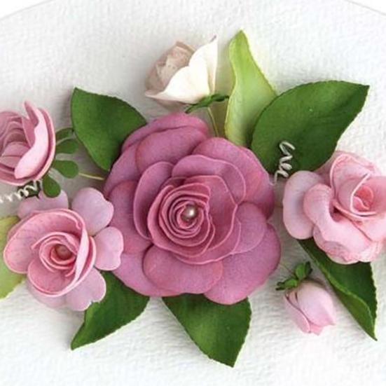 1 Set Cutting Dies Pretty Reusable Flower Pattern Delicate Metal Cutting
