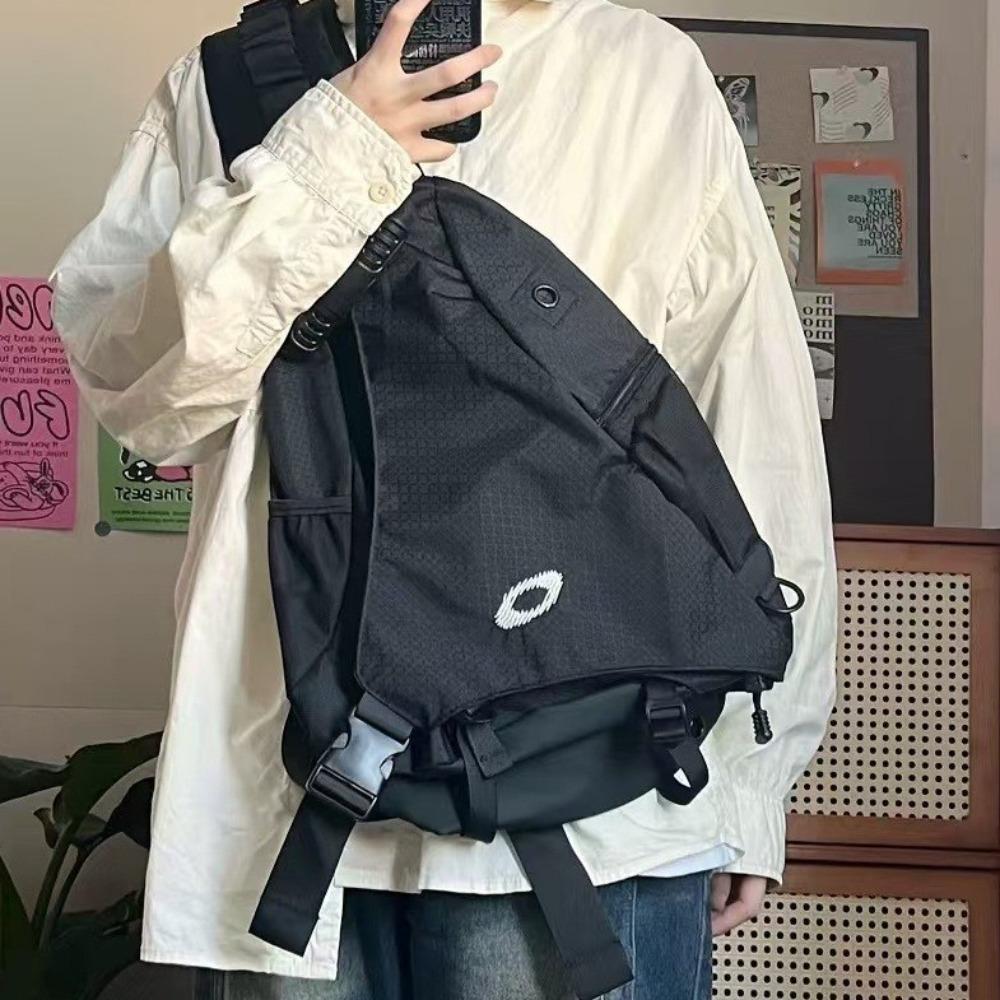 

Ins Men s Chest Pack Large Capacity School Tote Bag Durable Crossbody Bag Travel жовтий