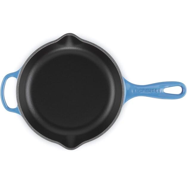 Сковорода Le Creuset Signature чугунная/поднос круглая 20 см лазурная (20182202200422)