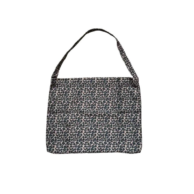 Dámska crossbody taška Tote s leopardím vzorom a veľkou kapacitou - Trendový kórejský štýl 2025