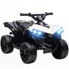 6V Kids ATV, 4 Wheeler Electric Ride on Car with Music and LED Headlights, for Ages 18-56 Months Boys and Girls, White