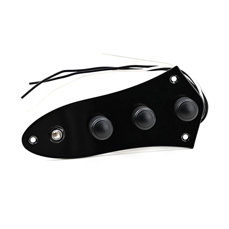 Vorkabelte Control Plate Vollständig bestückte Control Plate mit gerändeltem Knopf