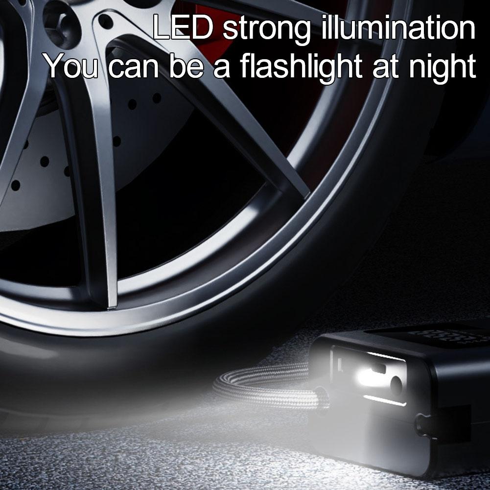 13.5*8*4.5cm Tire Inflator 3-150PSI 4000mAh 60W ABS