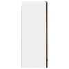 Hanging Cabinet with Door Smoked Oak and White 40 X 31 X 80 Cm