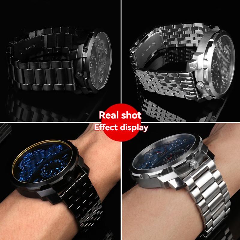 Edelstahl-Uhrenarmband für Diesel DZ4343/DZ4405/DZ7395/7413/DZ4316 DZ7395 Ersatz-Metallarmband 22 24 26 28mm
