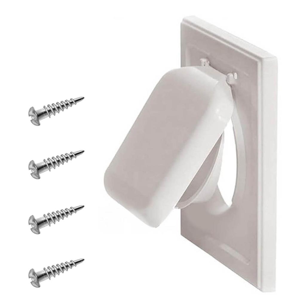 Durable Hood White No Pest Ven Durable Dryer Vent Hood Simple Installs for Improved Ventilation Keep Your Space Clean