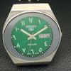 JAPAN VINTAGE SEIKO 5 AUTOMATIC 6309A MENS ARABIC GREEN DIAL WATCH a702529-1