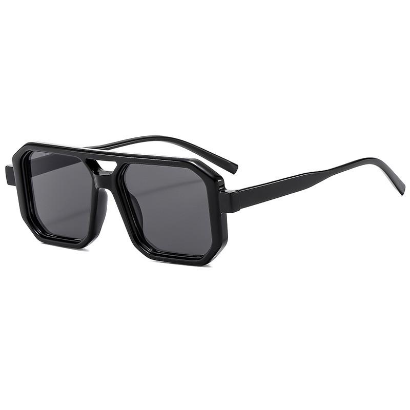 

Retro Flight Pilot Sunglasses For Men And Women Uv400 Sun Protection Stylish Square Frame 2025 BlackFrameGrayLenses