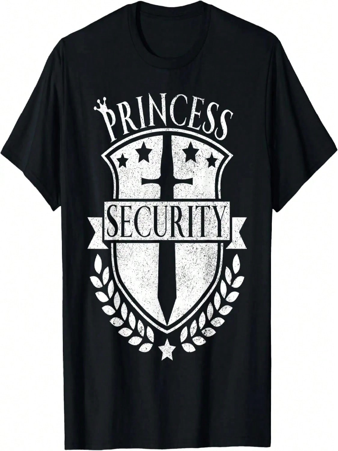 unisex Princess Security Outfit Bday Princess Security Costume T-Shirt S разноцветный