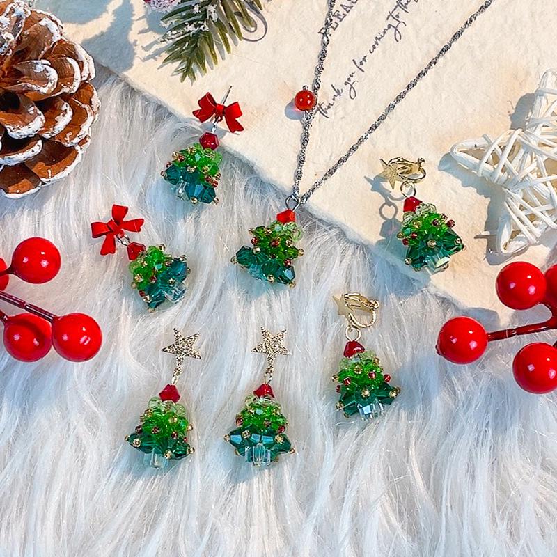 Christmas Series: Unique Autumn/Winter Stud Earrings for Women - High-End Fashion Ear Accessories