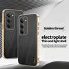 For Xiaomi Redmi 15 4G (169mm) Case Electroplating Silk Texture PU+TPU Phone Back Cover