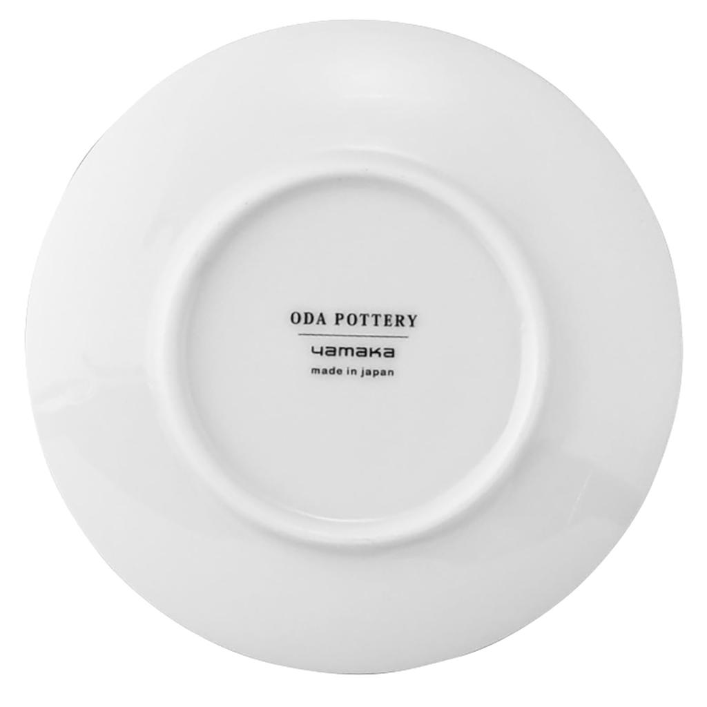 Yamaka Shoten POTTERY Small Diameter 12 X Japanese Mino Made In Seigaiha "ODA Kissho" Plate, 1.5cm, Pattern, Ware, Japan, Pattern, Platinum,