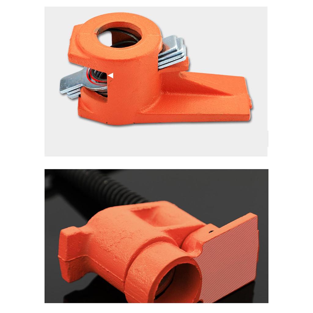 2PCS Wood Gluing Pipe Clamp Set Tools Durable Heavy Duty Metal for Woodworking Carpentry DIY Projects Workshop Home Improvement