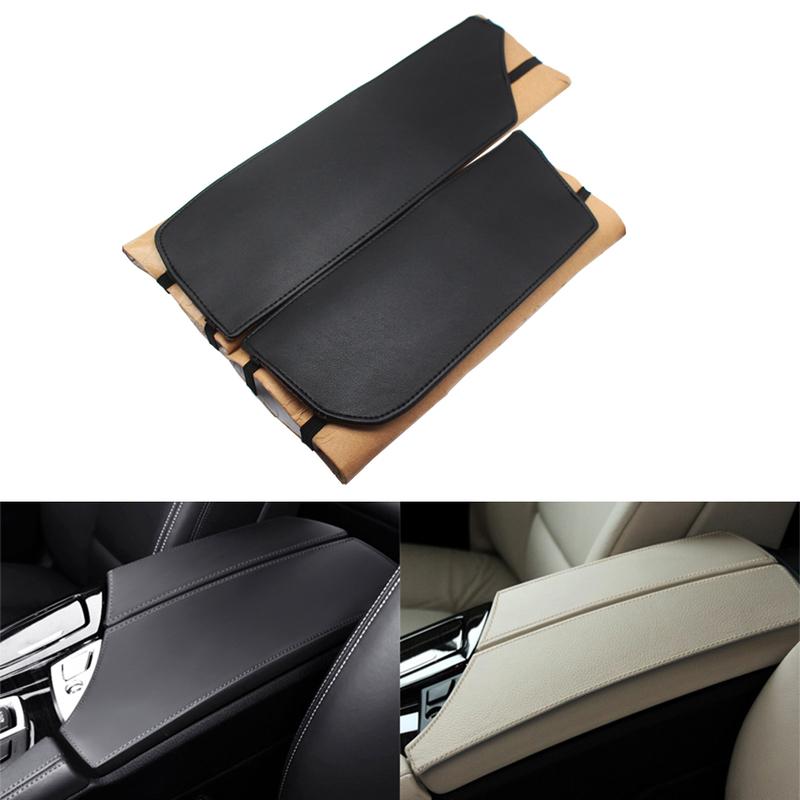 Car Center Console Armrest Cover Case Microfiber Leather Protection Trim for BMW 5 Series F18 2011 2012 2013 2014 2015 2016 2017