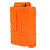 Soft   Clip Plastic Cartridge Magazine Toy   (5   Transparent Orange)