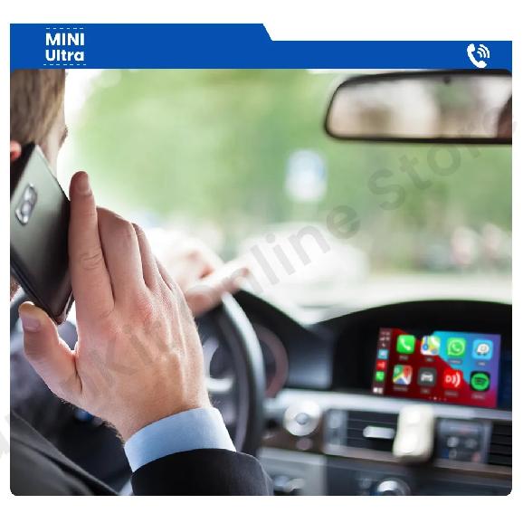 CarlinKit Mini Ultra 3 Wireless CarPlay Android auto Adapter for Car infotainment Upgrade BT 5.4GHz Wifi 5.8GHz OTA Compact