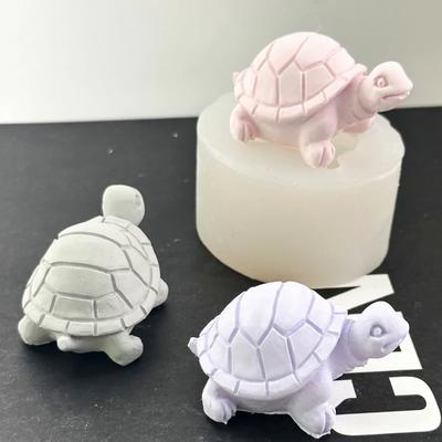 3D Creativity Ornament Silicone Candle Mold DIY Animal Turtle Craft Gift Making Soap Plaster Resin Baking Molds Home Decor