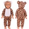 18-Inch American Doll Clothes: Cute Animal Hooded Robe Pajamas (43cm)