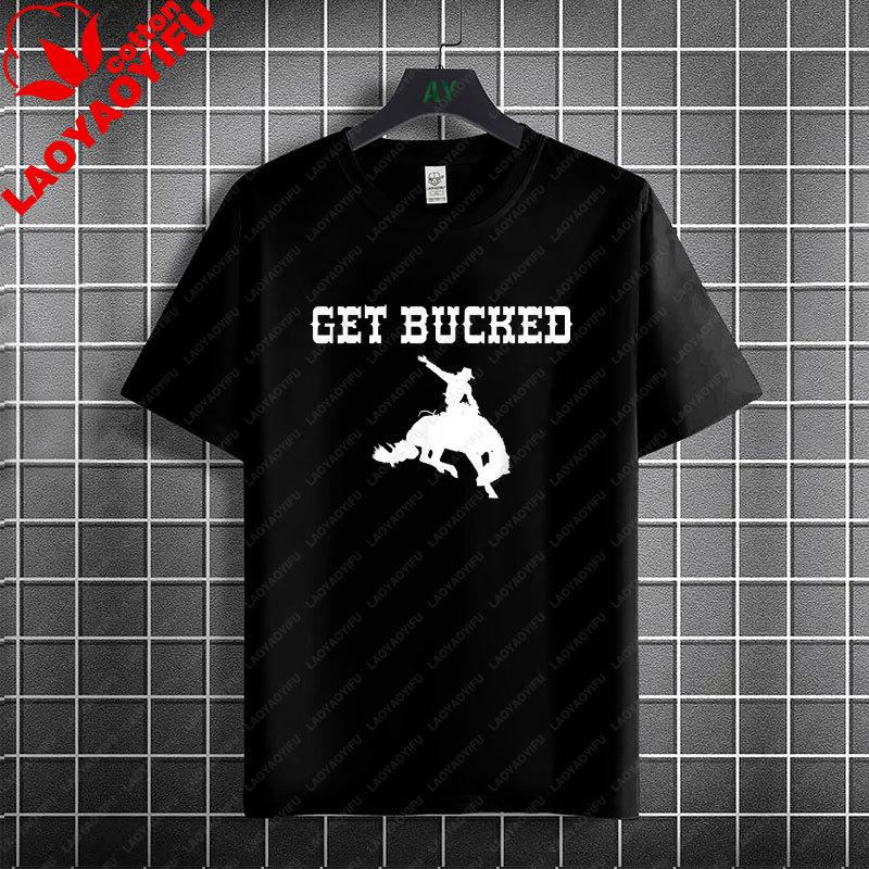 Unisex Unisexs Casual Graphic Tshirt With Western Horse Barrel Racing Design 100 Cotton Short Sleeve Round Neck Tshirt