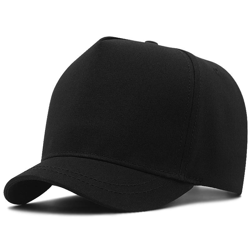 Baseball cap short brim four seasons new bare duckbill hat high top men's and women's hard top cotton hat