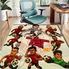 Football United F.C Pattern Rug, Indoor/Outdoor Mat, for Picnic, Gameroom, Bedroom, Office, Living Room, Home Decor Carpet, Birthday Gift