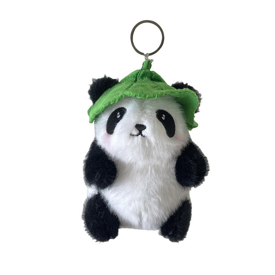 Adorable Leaf Panda Plush Doll Cute Children's Three-inch Stuffed Animal Toy