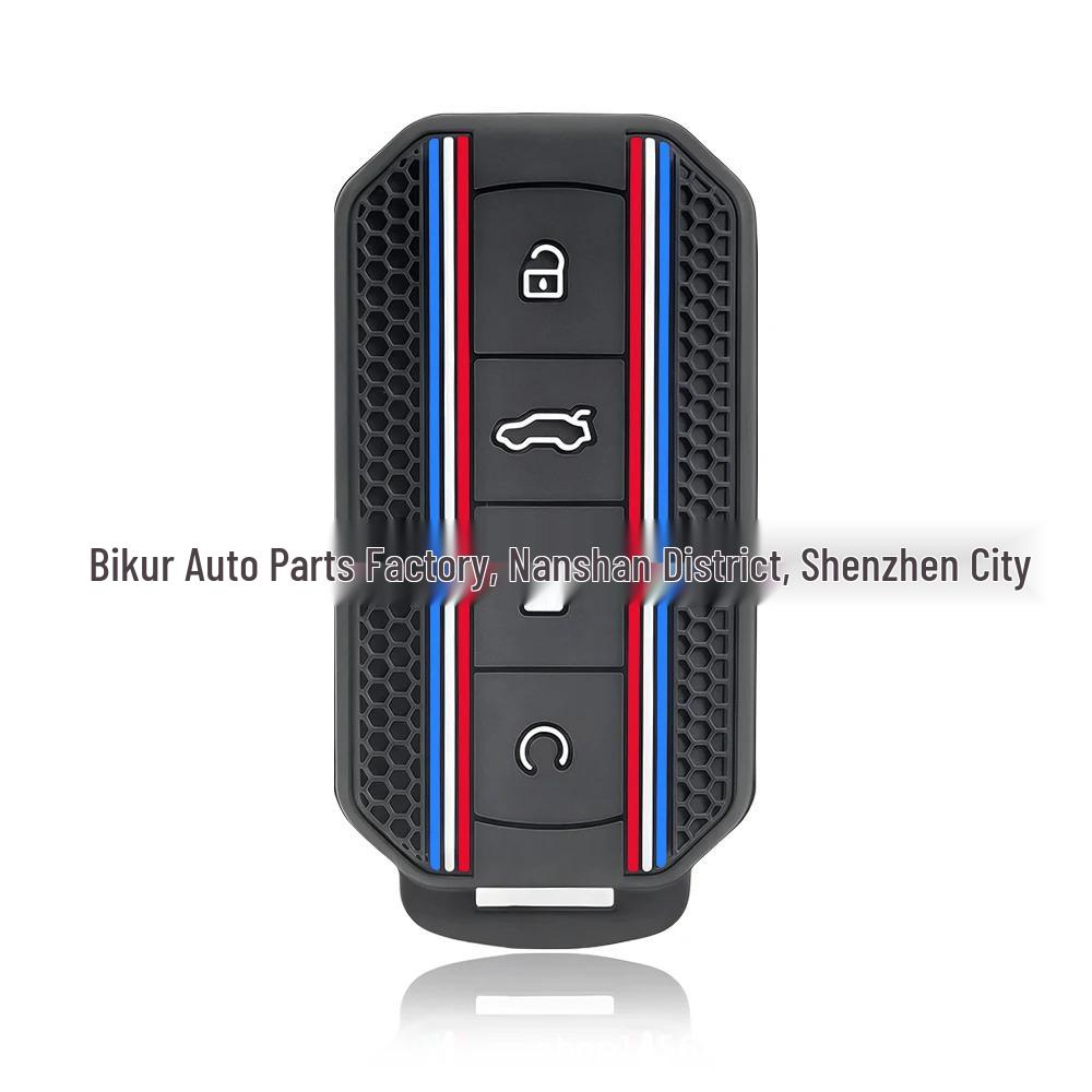 Silicone Car Key Cover for Chery Jaecoo J5/J7 25-26 Models - Remote Control Protective Shell