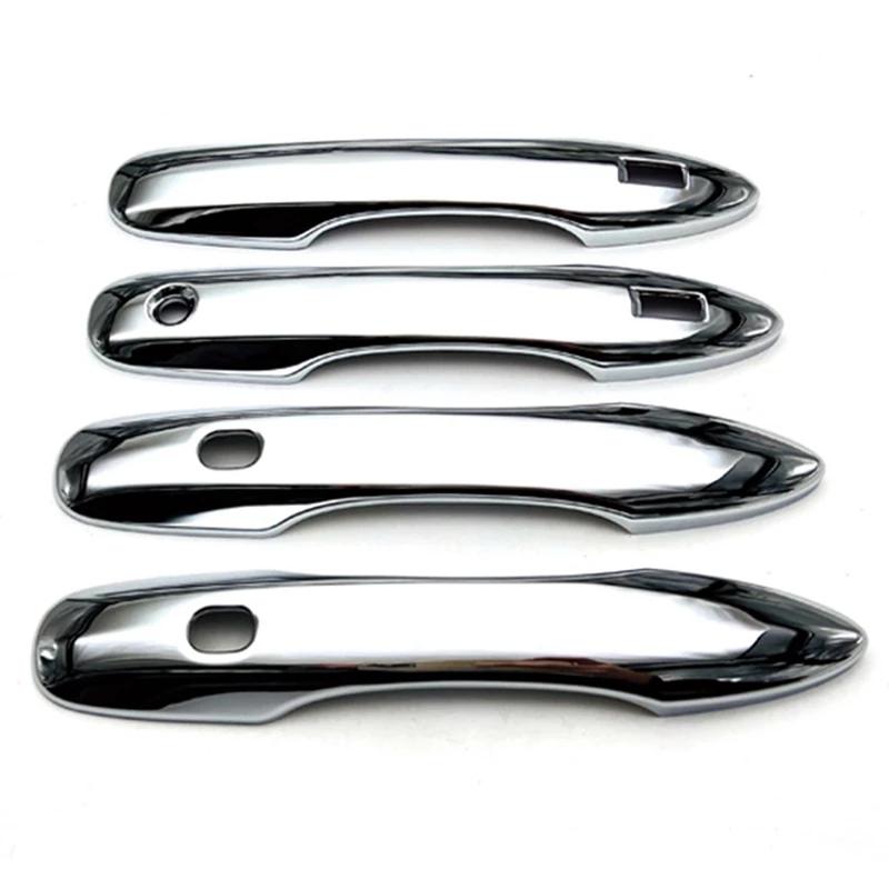 For Toyota Sienta 2022 2023 Car Door Handle Cover Trim Carbon Fiber/Chrome/Black Car-Styling Exterior Parts Accessories
