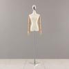 Korean Style Electroplated Female Torso Mannequin for Clothing Display