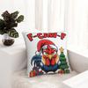 F-Caw-F Christmas Chicken X-Mas Pillowcase Double-sided Printing Polyester Cushion Cover Decoration Pillow Case Cover Home