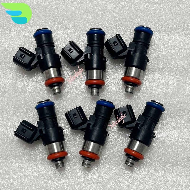 6pcs Fuel Injector For Mazda CX-9 Ford Edge Flex Taurus Lincoln Mercury 0280158091 842-12353 ZZJ1-13-250A 84212353 ZZJ113250A