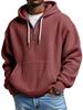 Stil Herren Waffel Hoodie Mode Sport Lässig Pullover Fleece Dick Warm Winter Oberteil