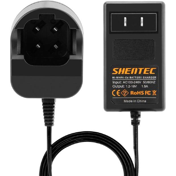 Зарядное устройство SHENTEC 4,8 В и 7,2 В Ni-MH и Ni-Cd, совместимое с аккумуляторами Dremel 755-01 757-01 5000755-01 7700-01 7700-02 7300 Pod Style (Не для 757