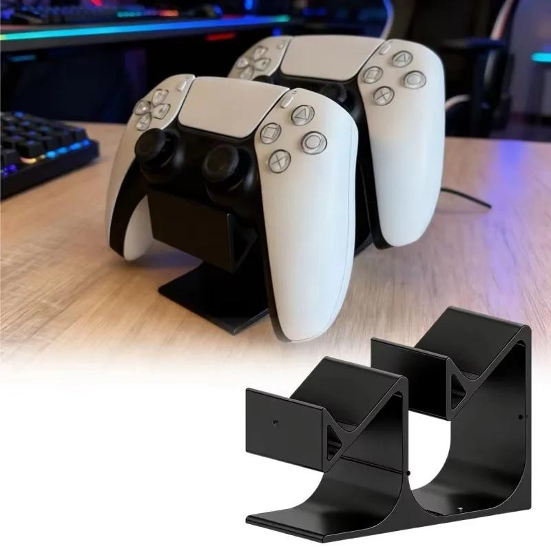 For PS5, Xbox Controller Holder, 2-In-1 Game Controller Storage Rack, Controller and Headphone Desktop Storage Organizer